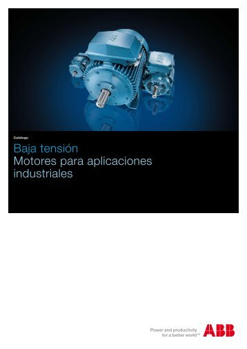 Baja tensiÃƒÂ³n Motores para aplicaciones industriales - Mercado-ideal
