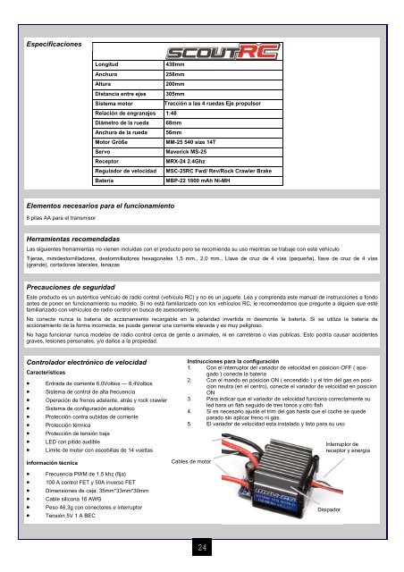 Scout Manual ENG - German Rc