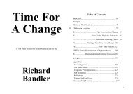 Richard Bandler - Time For A Change _OCR_ v1.00