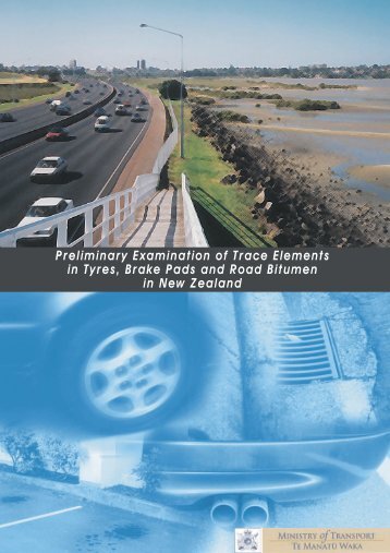 Preliminary Examination of Trace Elements in Tyres, Brake Pads ...