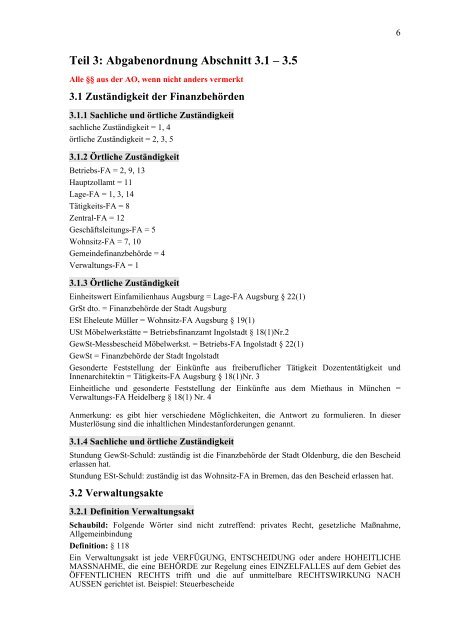 Teil 3 Abgabenordnung Abschnitt 3 1 3 5
