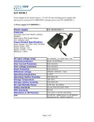 Power Supply North America Kit 80100-3 - Digital View