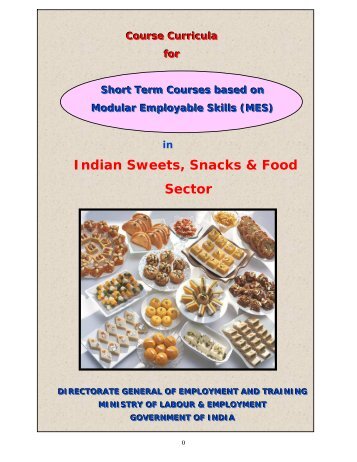 Indian Sweets, Snacks & Food Sector - Directorate General of ...