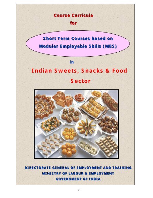 Indian Sweets, Snacks & Food Sector - Directorate General of ...