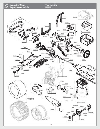 Exploded View Explosionsansicht Vue Ã©clatÃ©e - HPI Racing