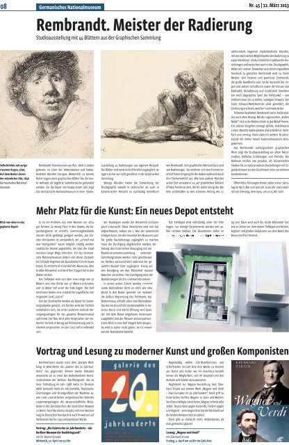Museumszeitung, Ausgabe 45 vom 12. März 2013