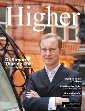 Dr Simon Thurley CBE: - Royal Holloway, University of London