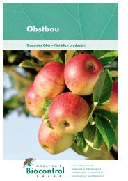 Broschüre Obstbau 2014 - Andermatt Biocontrol AG