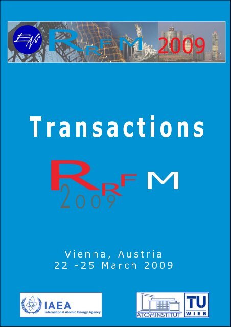 RRFM 2009 Transactions - European Nuclear Society