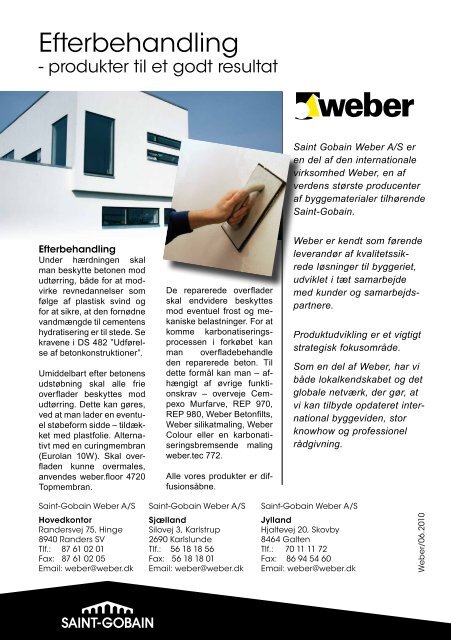 wber-specialbeton.pdf, Sider 1-4 - Weber