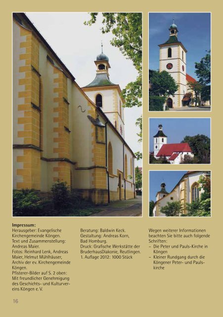 Impressionen aus der evangelischen Peter- und Paulskirche in ...
