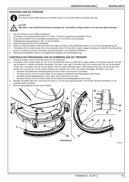 SC351 USER MANUAL - Nilfisk PARTS - Nilfisk-Advance