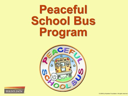Peaceful School Bus Program - South Colonie Central Schools