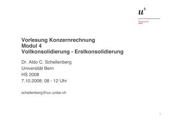 Konsolidierungskreis nach IFRS - schellenberg consulting