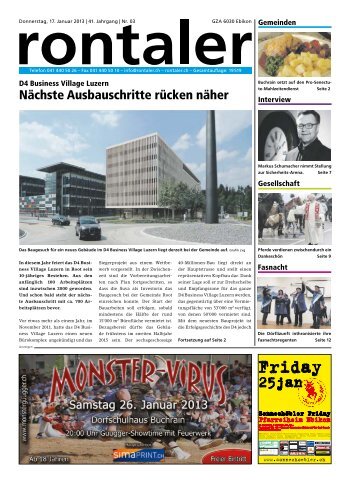 2013-03 - Regionalzeitung Rontaler AG