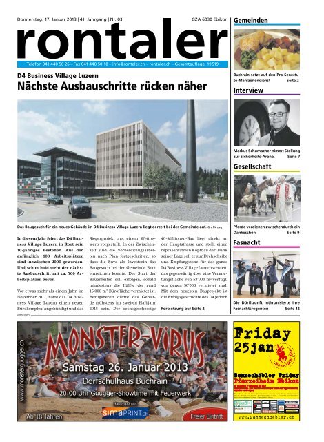 2013-03 - Regionalzeitung Rontaler AG