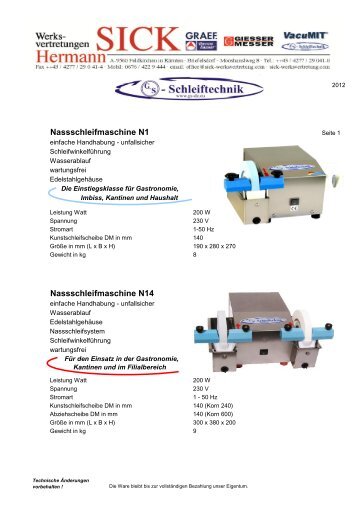 GS Schleiftechnik 2013