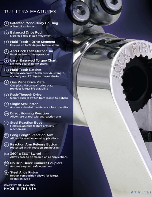 The Product Catalog of Bolting Tool Technology - TorcUP USA