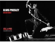 2012 Elvis Presley Brand Presentation - 2013 Elvis Week Tickets