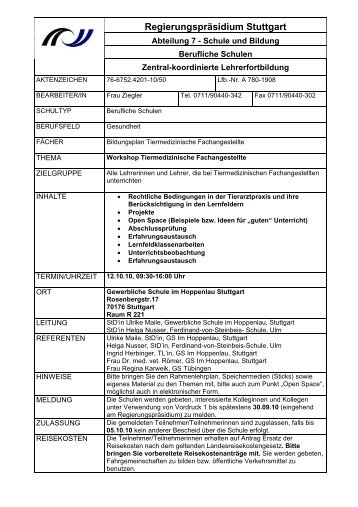 RegierungsprÃ¤sidium Stuttgart - Schule und Bildung