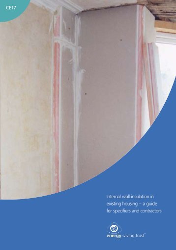 Internal wall insulation in existing housing - Energy Saving Trust