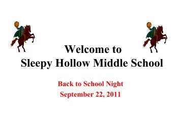 Sleepy Hollow Middle School - Union Free School District of the ...