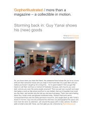 Storming back in: Guy Yanai shows his (new) goods - Alon Segev ...