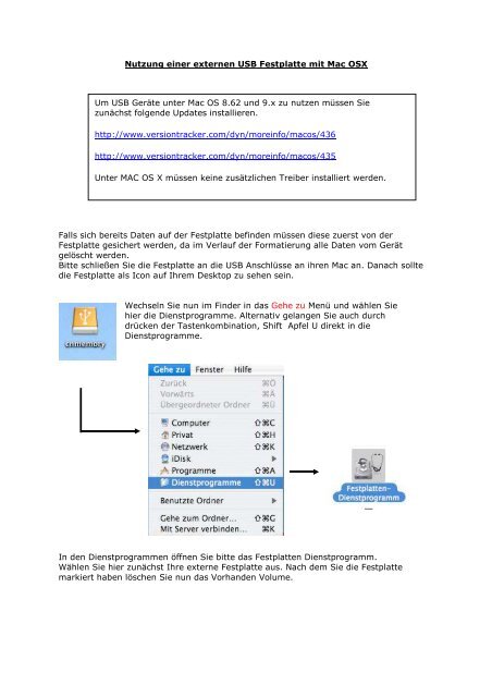 Nutzung einer externen USB Festplatte mit Mac OSX ... - CnMemory