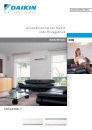 FTKS/FTXS-D Airconditioning van Daikin voor ... - BP Cooling