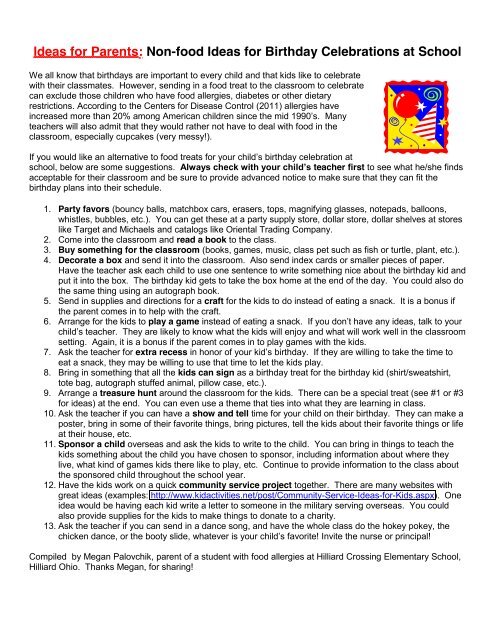 non-food-ideas-for-birthday-celebrations-at-school