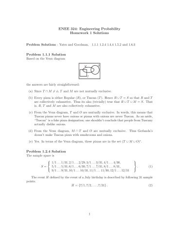 Engineering statistics homework solutions