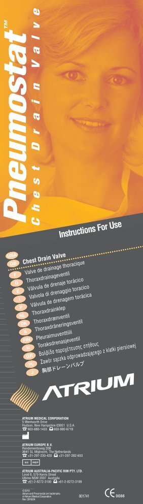 Instructions for Use - Atrium Medical Corporation