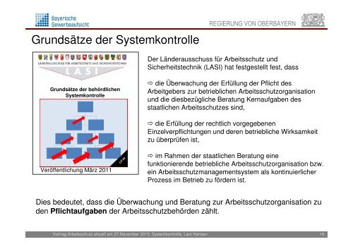 Vortrag Nr. 6 - Die Systemkontrolle - ein neues Instrument der ...