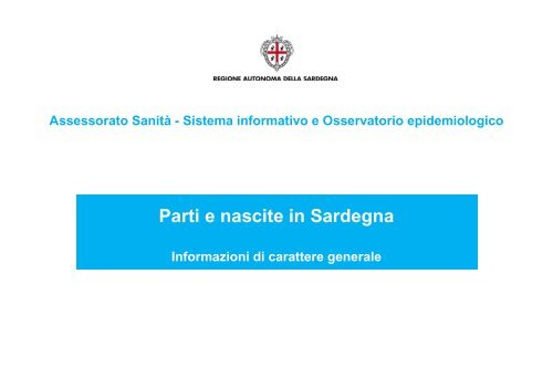 Parti e nascite in Sardegna - Sardegna Salute