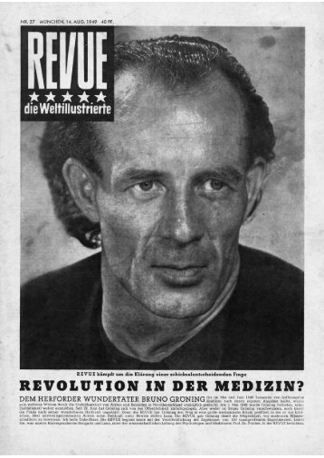 Revolution in der Medizin? (Original PDF) - Bruno GrÃ¶ning Stiftung