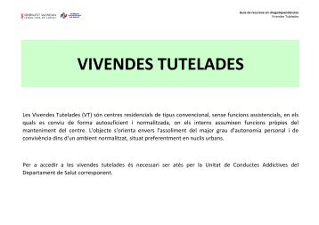 Vivendes Tutelades (VT)