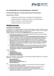 Lernzielvereinbarung im Praxissemester - Fachhochschule Erfurt