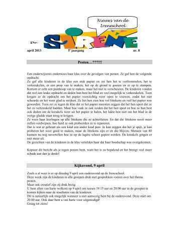 Sirene 8 2012-2013 - Ireneschool Ermelo