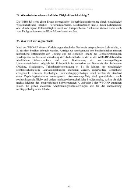 Fachpsychologe/ Fachpsychologin für Rechtspsychologie BDP/DGPs