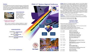PNAA 11th Western Regional Conference