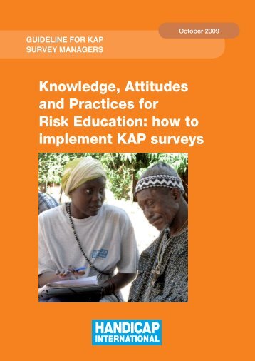 how to implement KAP surveys - Handicap International UK