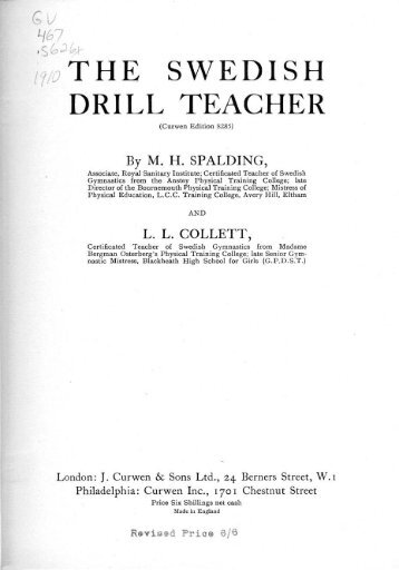 The Swedish Drill Teacher - Simply Charlotte Mason