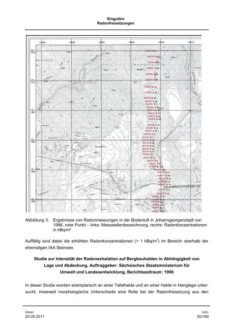 Vorhaben 3609S10005 - DORIS - Bundesamt für Strahlenschutz