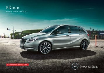 Mercedes benz b klasse preisliste #2