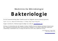 Medizinische Mikrobiologie: - Medizinische UniversitÃ¤t Wien