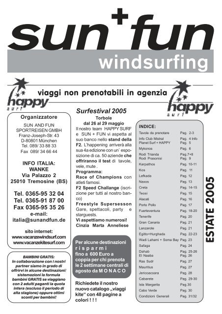 catalogo estate 2005.pmd - vacanze viaggi windsurf