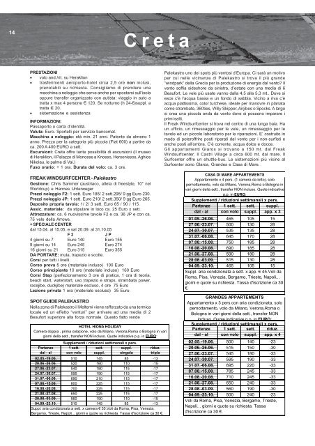 catalogo estate 2005.pmd - vacanze viaggi windsurf