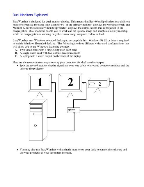 how to use easyworship 7 on a projector how to use easyworship 7 on a projector