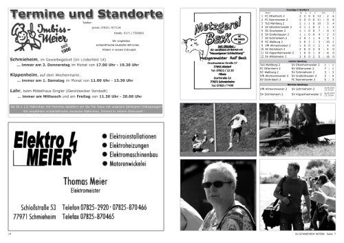 Ausgabe 1, Saison 2010/2011 - SV Schmieheim
