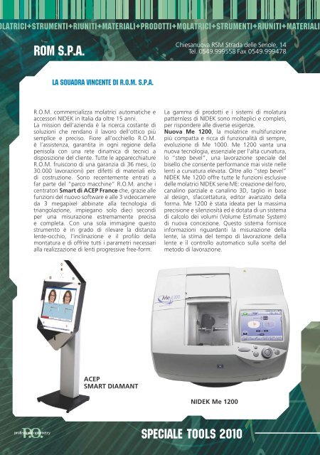 Speciale tools_POnov2010.pdf - PO Professional Optometry